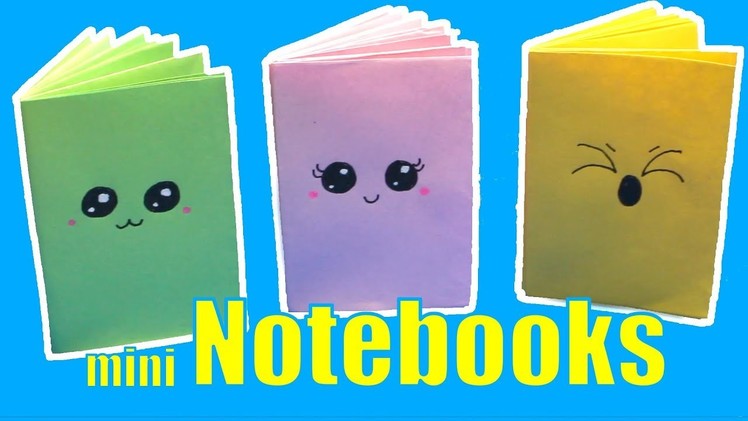 DIY Mini Notebook - Kawaii Mini Notebook No Glue Method
