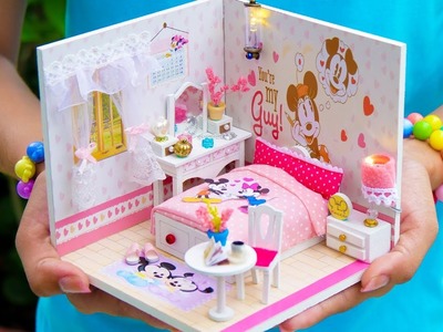 DIY Miniature Minnie Mouse Doll House Room