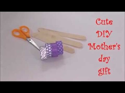 DIY mother's day gift | ice cream stick photo frame super easy