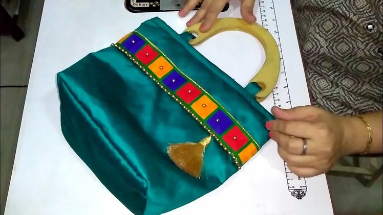 DIY Premium Designer Purse, Orders WA77150 21990, Jari Lace Purse, घर पर बनाइये बाजार जैसा पर्स