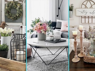 ❤ DIY Rustic Shabby chic style  Summer Centerpiece decor Ideas❤ | Home decor Ideas | Flamingo Mango|