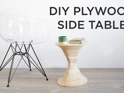 DIY Side Table | Made from one sheet of plywood