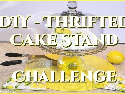 DIY - THRIFTED CAKE STAND CHALLENGE ???? Hosted By Lacee's Space ✨