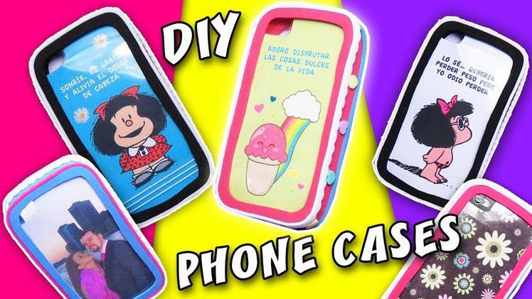 DIY TRANSPARENT PHONE CASE - Ideas USING ONE Foam Phone Case | aPasos Crafts DIY