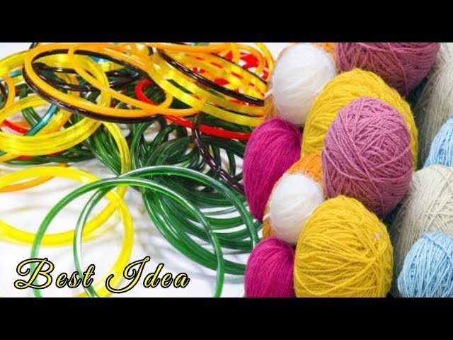 DIY Wind Chime || wall hanging using woolen || room decoration idea || LifeStyle Designs