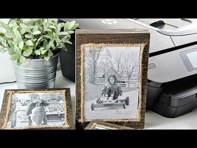 DIY Wood Block Frames