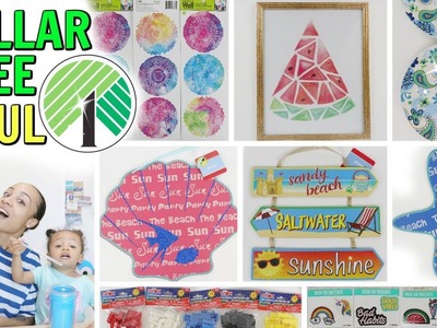 DOLLAR TREE HAUL! NEW SUMMER FINDS DIY DECOR IDEAS AND MORE!