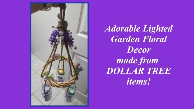 Dollar Tree Spring Decor DIY- So sorry about the sound. .????