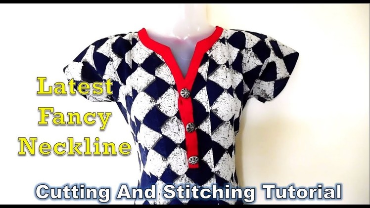 Fancy Kurti Neckline | Latest Neckline | How To Sewing Tutorial