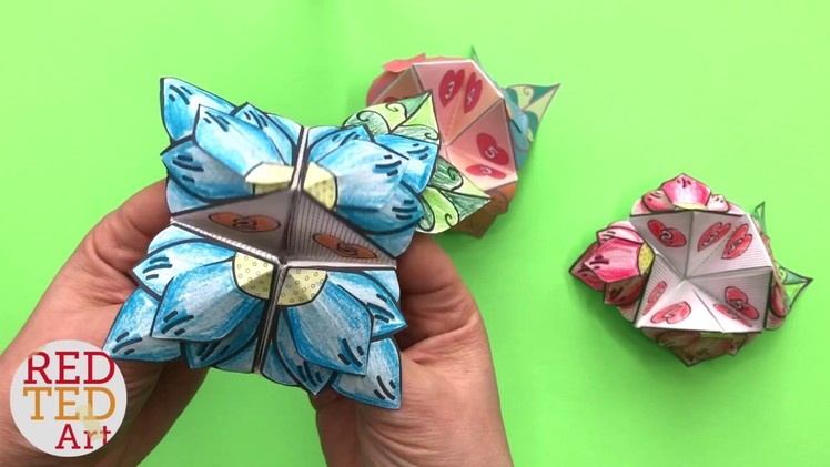 Flower Fortune Teller - Mother's Day DIY or BFF Friendship Chatterbox