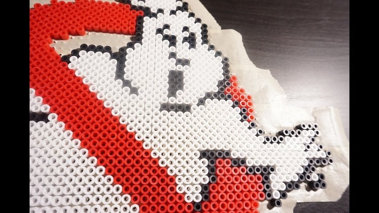 Ghostbusters Logo - Perler Bead Commission Piece