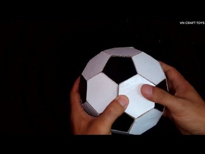 How to make a DIY Football from cardboard