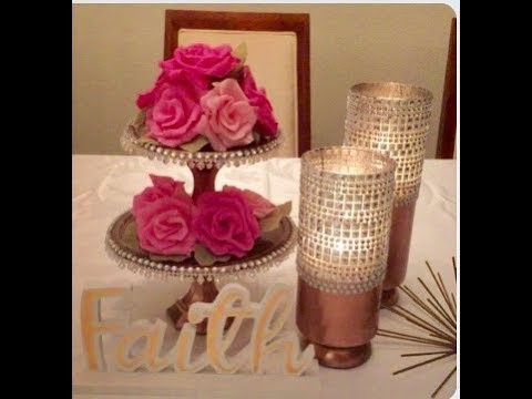 How To Make Dollar Tree Glam Candle Holders Cake Plate Stand Creating Elegance For Less