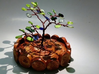 How To Make Nail Polish Wire Tree Showpiece