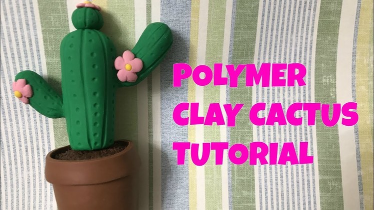 Knick-knacks w.Kim: Polymer Clay Cactus Tutorial