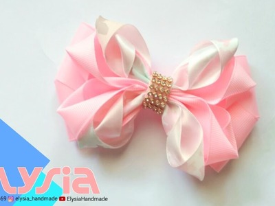 Laço Bella | Cute Bella #Ribbon Bow | DIY by Elysia Handmade