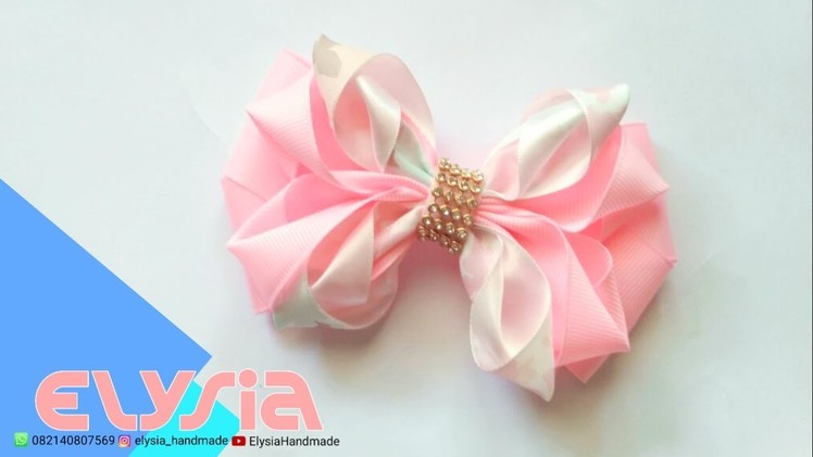 Laço Bella | Cute Bella #Ribbon Bow | DIY by Elysia Handmade