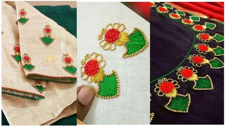 Making Authentic Kerala style motifs on chudidhar neckline