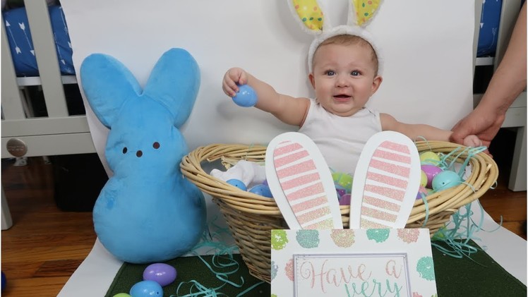 MOM VLOG | Baby DIY Easter Photoshoot! | Jasmine Paulino