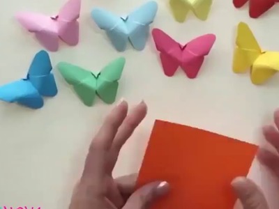 Paper butterflies (quick and easy)! By: Innova Manualidades Decoration