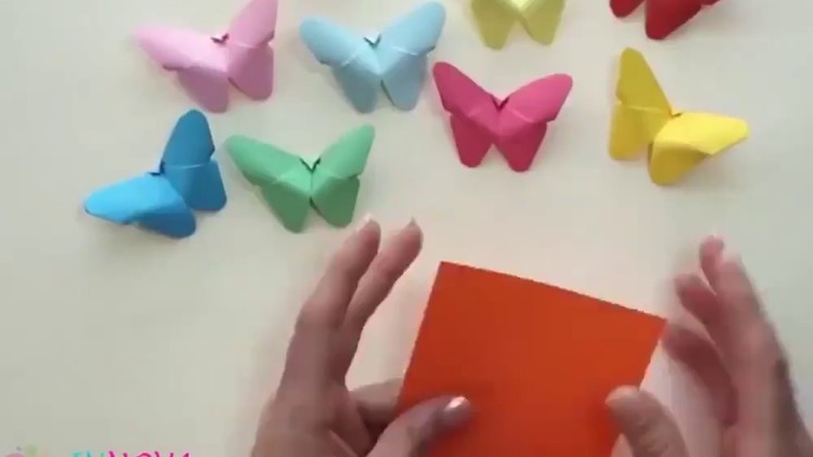 Paper butterflies (quick and easy)! By: Innova Manualidades Decoration