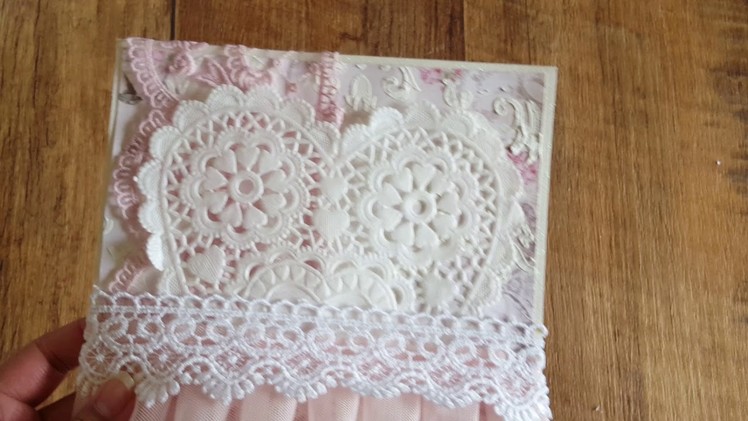 Paper & Lace 'Hello' Card Tutorial - using Prima Marketing Love Story