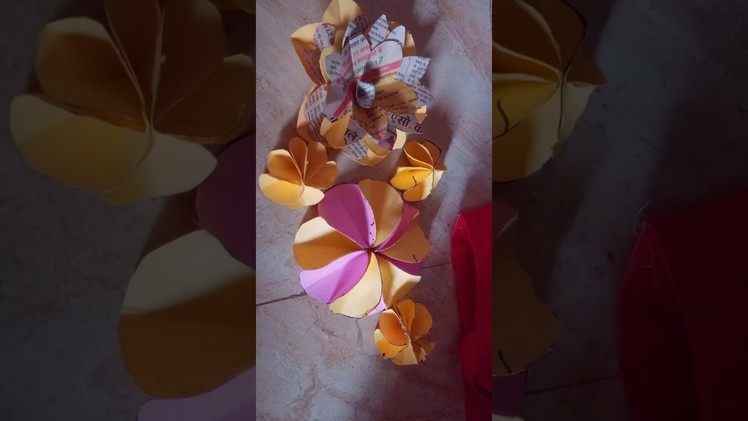 Pot+paper flower