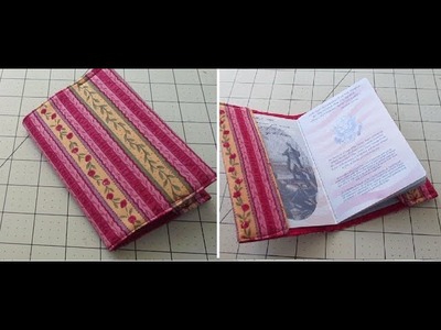 Sew a Passport Holder - Quick and Easy DIY Project