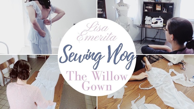 Sewing Vlog: The Willow Bridal Gown in Sky Blue