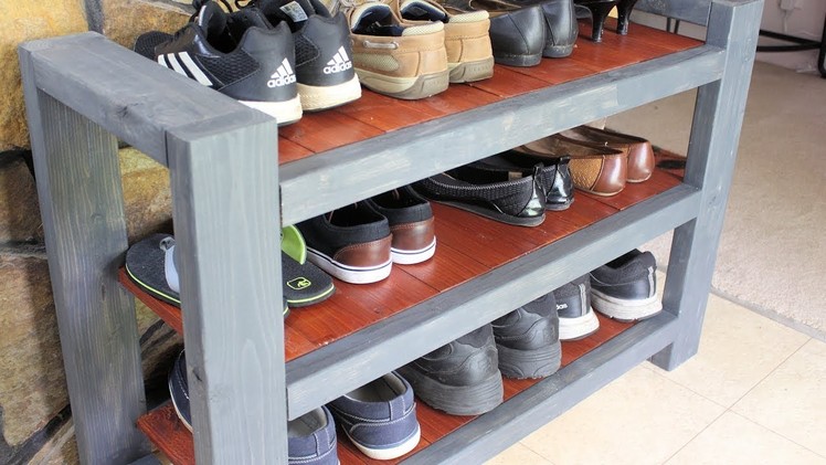 Shoe Rack Shelf DIY Custom