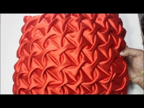 Smocking  Pillow Cover Made Really Easy ( DIY)
