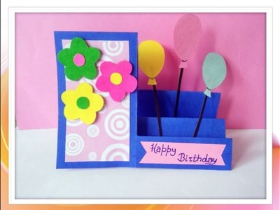 Step up Birthday Card. DIY handmade card