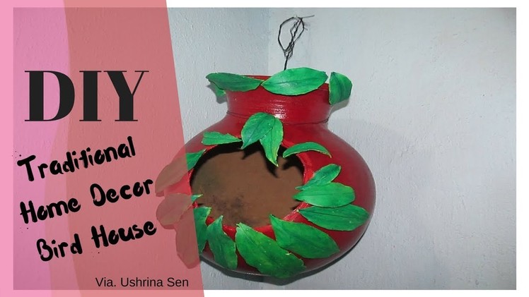 Traditional Bird House - DIY Home Decor Idea