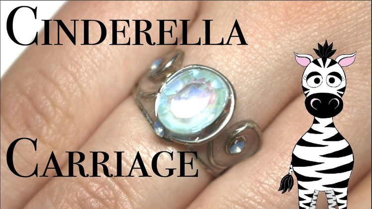 3D Cinderella Carriage Ring Acrylic Nail Art Tutorial