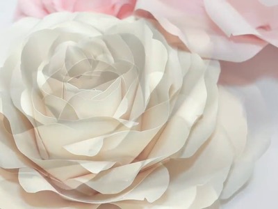 Anna Rose tutorial by Seattle Giant Flowers. Free rose tutorial
