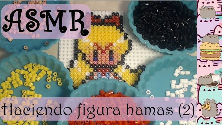 ASMR (Español): Haciendo una figura con hama beads (2)