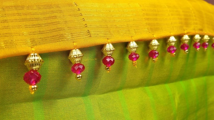 Beads Design for Saree