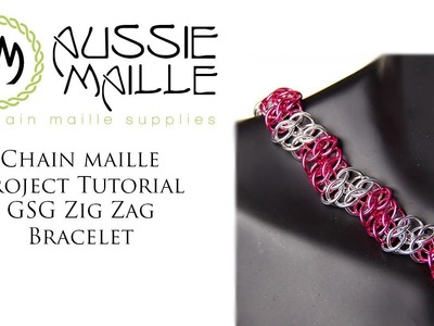 Chain Maille Tutorial - GSG Zig Zag Bracelet