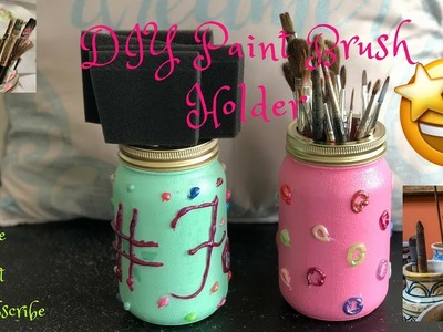 D.I.Y Paint Brush holder || Fun and Easy