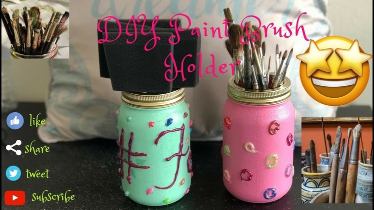 D.I.Y Paint Brush holder || Fun and Easy