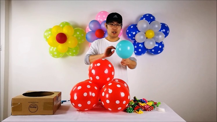 DIY Balloon Flower by Party Zealot