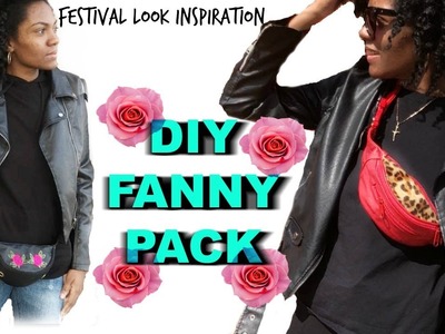 DIY FESTIVAL INSPIRED FANNY PACK | BUM BAG | Ashley Alexis