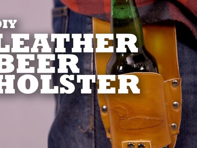 DIY Leather Beer Holster