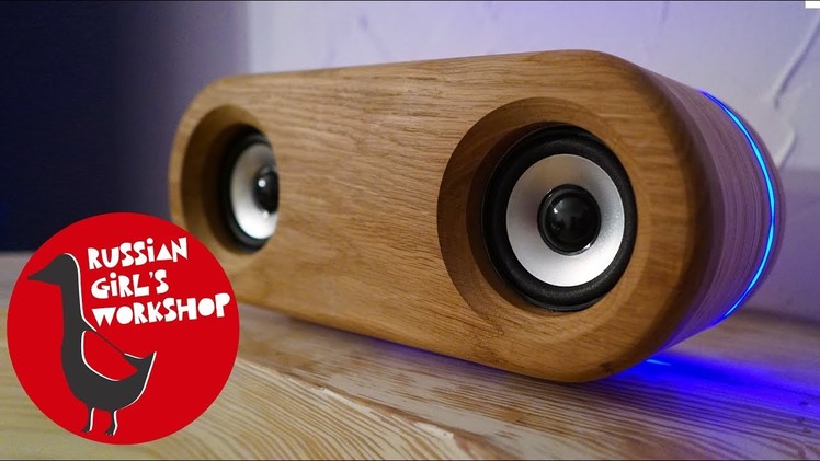 DIY WIRELESS BLUETOOTH SPEAKER with LED LIGHT