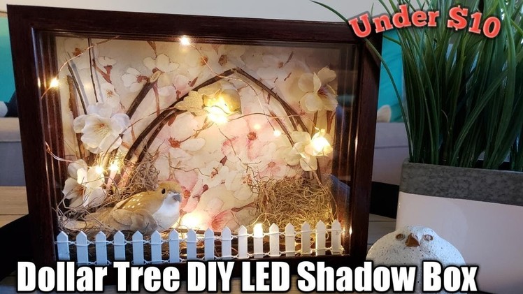 Dollar Tree DIY LED Shadow Box*My FAVORITE DIY*❤ Super Easy!