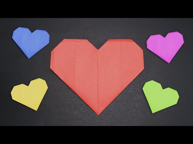Easy Origami for kids | Heart Valentine's Day | How to make