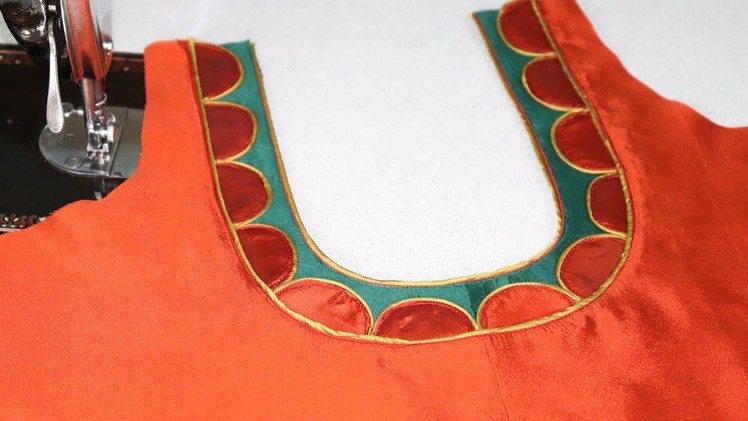 Easy patch work design for saree blouse 2018 DIY