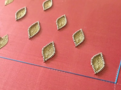 Embroidery - Diamond Pattern using sugar beads