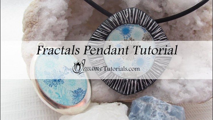 Fractals Polymer Clay Pendant Tutorial