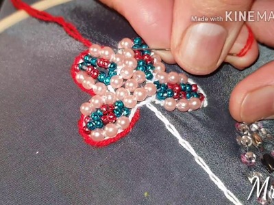 HAND EMBROIDERY: Bead Embroidery Flower